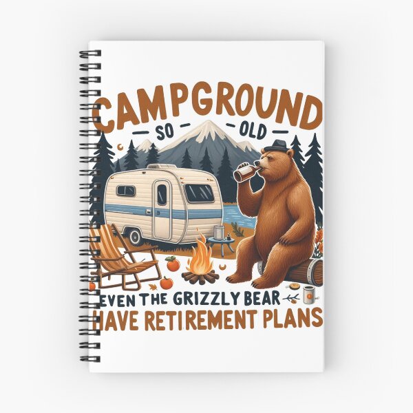 Artikelvorschau, Alter Campingplatz, Grizzlybär Alter Campingplatz entworfen und verkauft von HaydenMillepied.