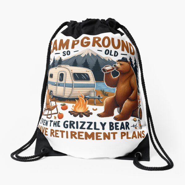 Item preview, Old Campground, Grizzly bear Old Campground designed and sold by HaydenMillepied.