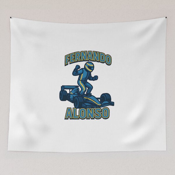 Item preview, Fernando Alonso Celebrating designed and sold by BleacherThreads.