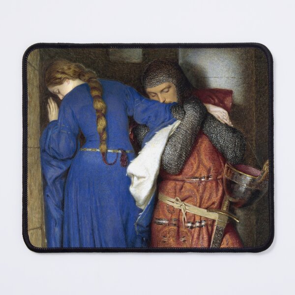 Item preview, The Meeting on the Turret Stairs - Frederick William Burton 1864 designed and sold by forgottenbeauty.