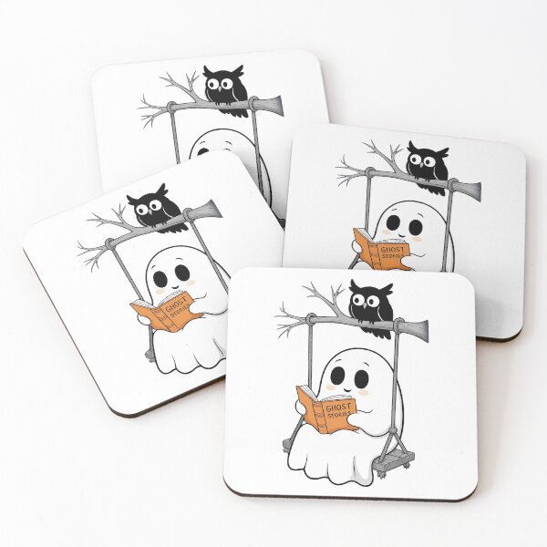 Item preview, Halloween Ghost Reading designed and sold by brynatshop.