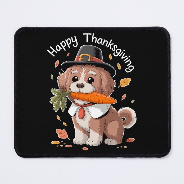 Item preview, Poodle Eating Turkey Leg Thanksgiving Day Dog Puppy Fall designed and sold by brynatshop.