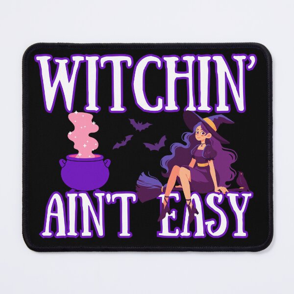 Item preview, Witchin' Ain't Easy - Cute Halloween Witch Design designed and sold by Coaster Culture Industries.