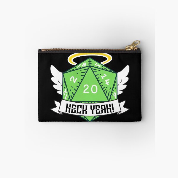 Item preview, Heck Yeah! Angel D20 Natural 20 Crit Die designed and sold by Candlelicht Designs.