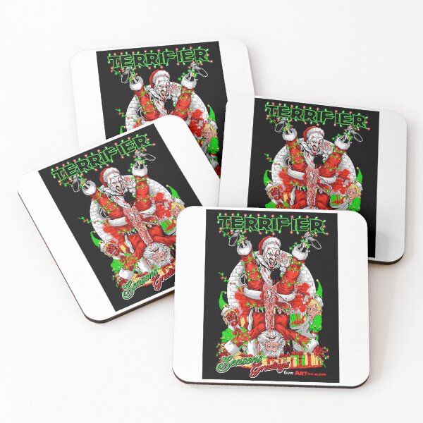 Artikelvorschau, Terrifiers Weihnachtsmannclown entworfen und verkauft von NovaDraftStudio.