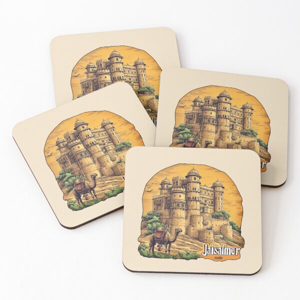 Item preview, Jaisalmer, India – Golden Fort & Camel designed and sold by Myra365Art.