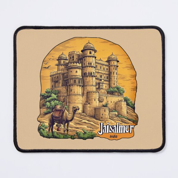 Item preview, Jaisalmer, India – Golden Fort & Camel designed and sold by Myra365Art.