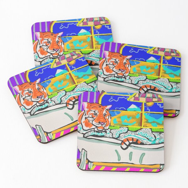 Item preview, Regal TIger in the Bathtub designed and sold by Colorfulmaiden.