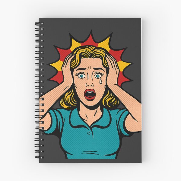 Item preview, Pop Art – Visual Panic, Woman in Distress designed and sold by ALBANAT.
