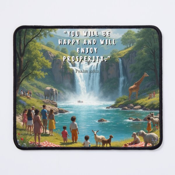 Item preview, You will be happy and will enjoy prosperity —Psalm 128:2 (English) designed and sold by Jovyharts.