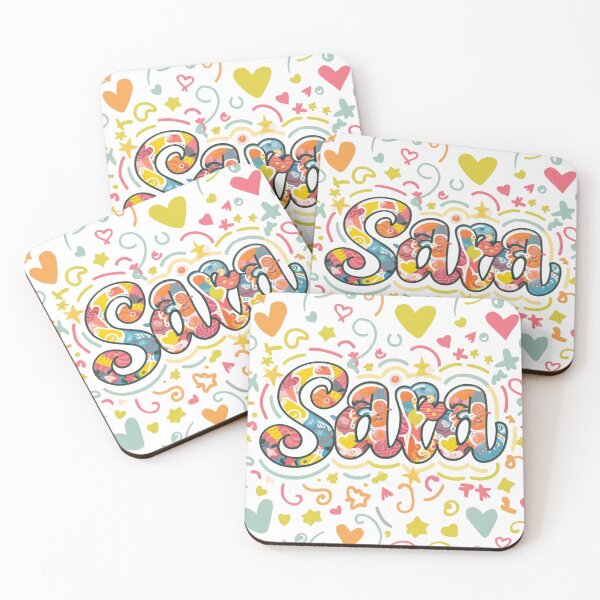 Item preview, sara name with hearts  designed and sold by bukajart.