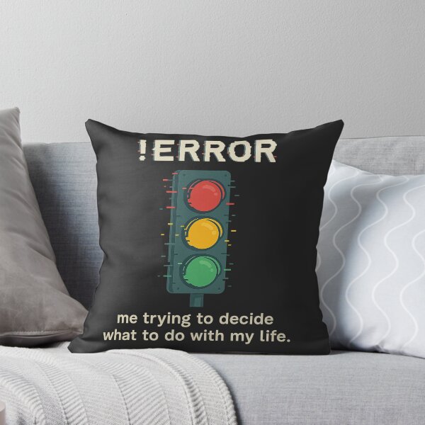 Item preview, ERROR Traffic Light – Glitched Life Decision Design designed and sold by Lyan ID.