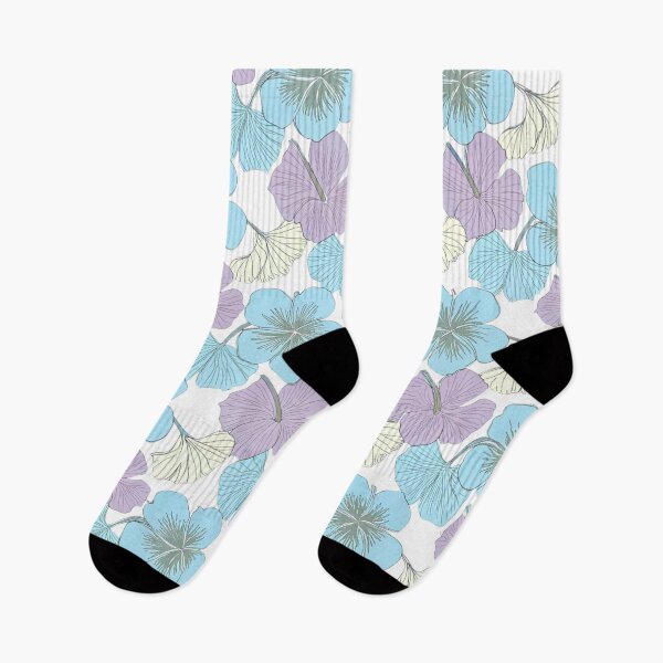 Item preview, Pastel Blossoms on Midnight Black designed and sold by joycrysstudio.