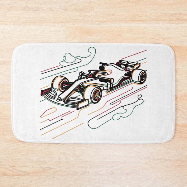Item preview, Neon Formula 1 Car – Colorful Line Art Racing Design designed and sold by Color-Made.