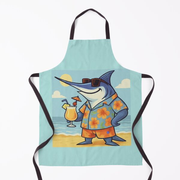Item preview, Swordfish Beach Scene designed and sold by TeeCraftTeeCo.