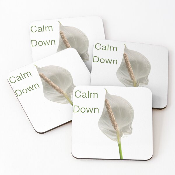 Item preview, Calm down, peace lily  designed and sold by Josephine Ethereal.