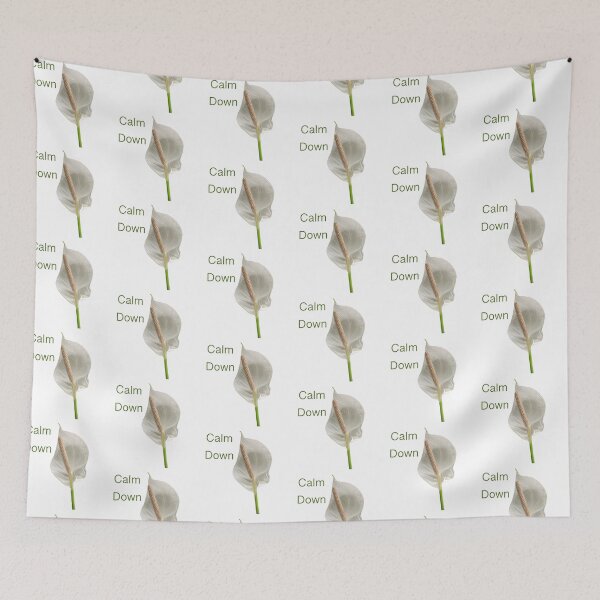 Item preview, Calm down, peace lily  designed and sold by Josephine Ethereal.