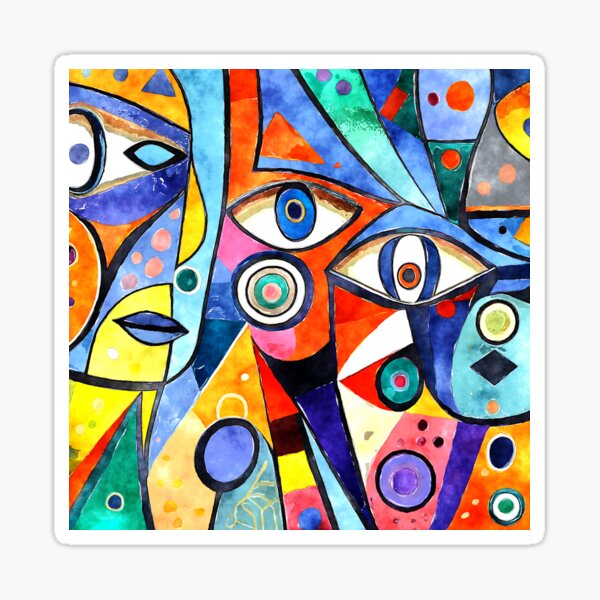 Item preview, Cubism Exotic Abstract Art Avant-Garde Designs designed and sold by DEC02.