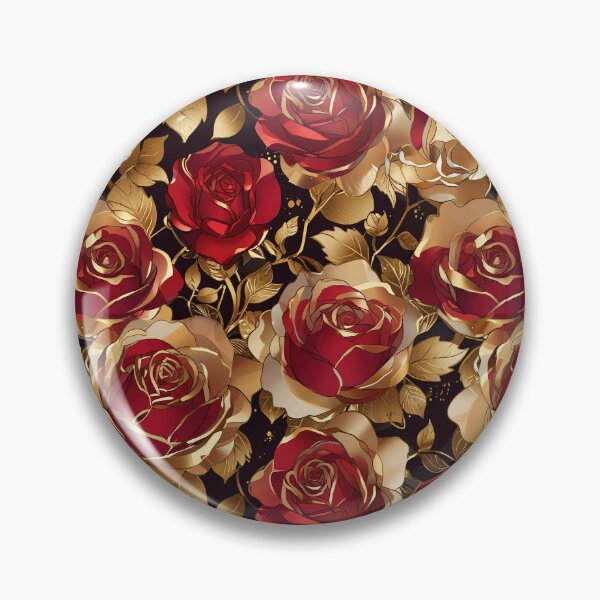 Item preview, Red and Gold Rose designed and sold by CoolPixels.