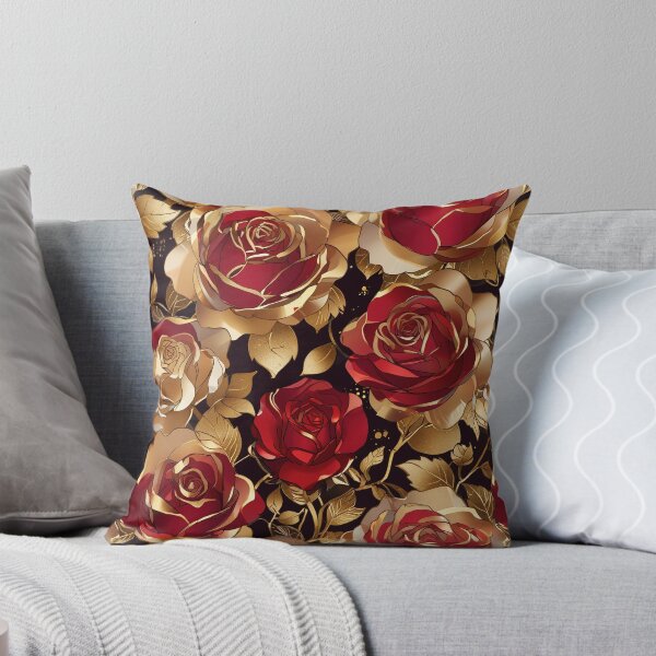 Item preview, Red and Gold Rose designed and sold by CoolPixels.