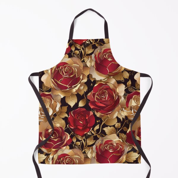Item preview, Red and Gold Rose designed and sold by CoolPixels.