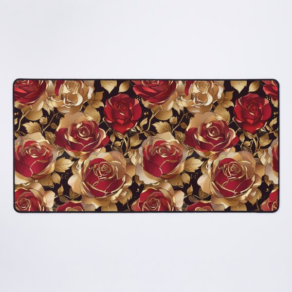 Item preview, Red and Gold Rose designed and sold by CoolPixels.