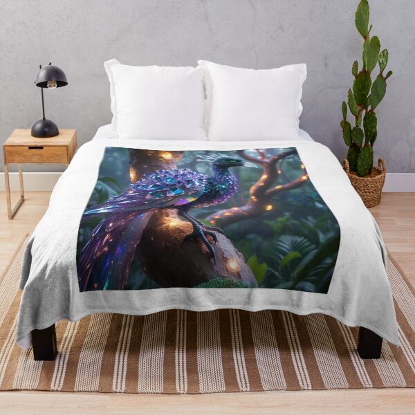Item preview, Crystal Feathered Fantasy Bird Mystical Forest designed and sold by Max Store.