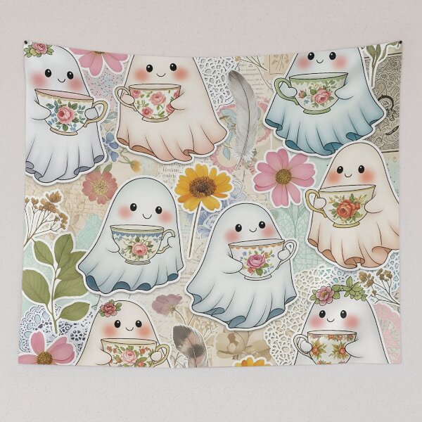 Item preview, Bohemian Ghosts at Tea Time designed and sold by EsenciaZen.