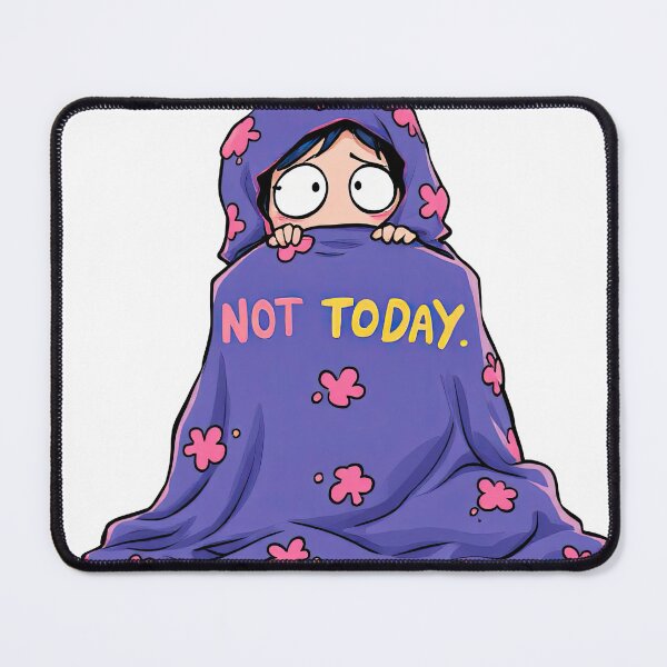 Item preview, Cartoon of a woman wrapped in a blanket with a thought bubble above her designed and sold by cafegrafis.