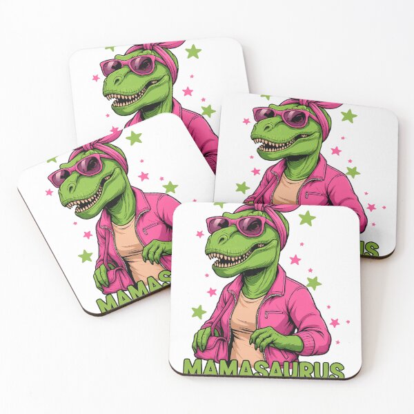 Item preview, Cool Mamasaurus Dinosaur in Retro Pink Style designed and sold by haitrieuic96.