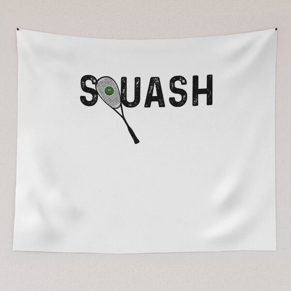 Item preview, Squash Racquet and Text Logo designed and sold by oberdoofus.