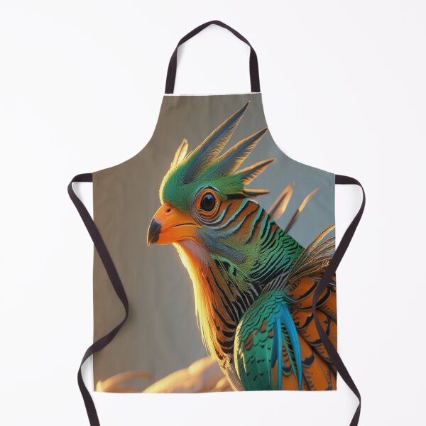 Aperçu de l'œuvre Portrait d'oiseau exotique au plumage tribal créée et vendue par Max Store.