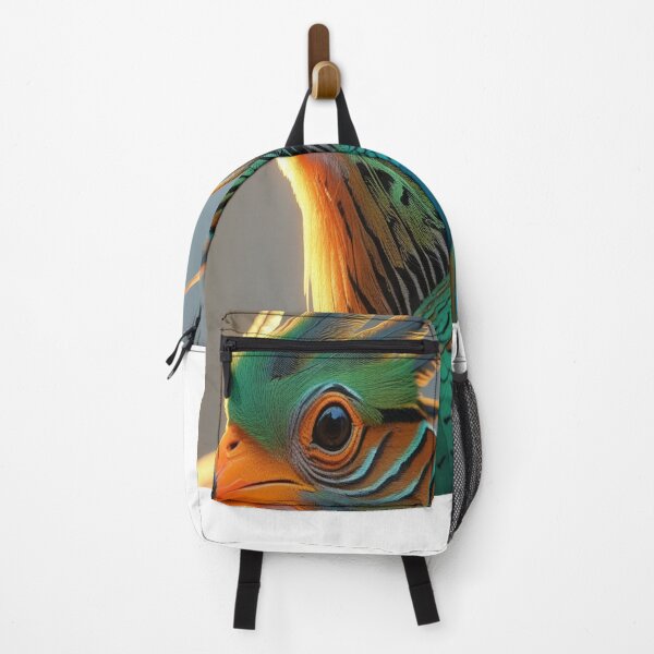 Item preview, Exotic Bird Tribal Plumage Portrait designed and sold by Max Store.