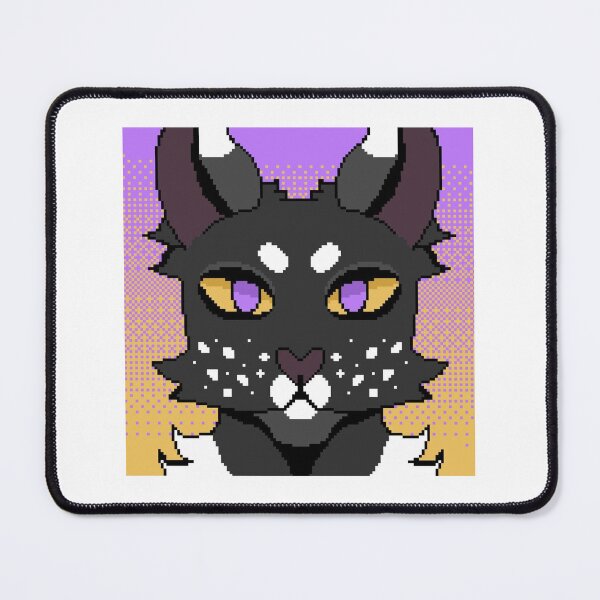 Item preview, Ravenpaw warrior cats pixel art designed and sold by Uncanny.vallee.