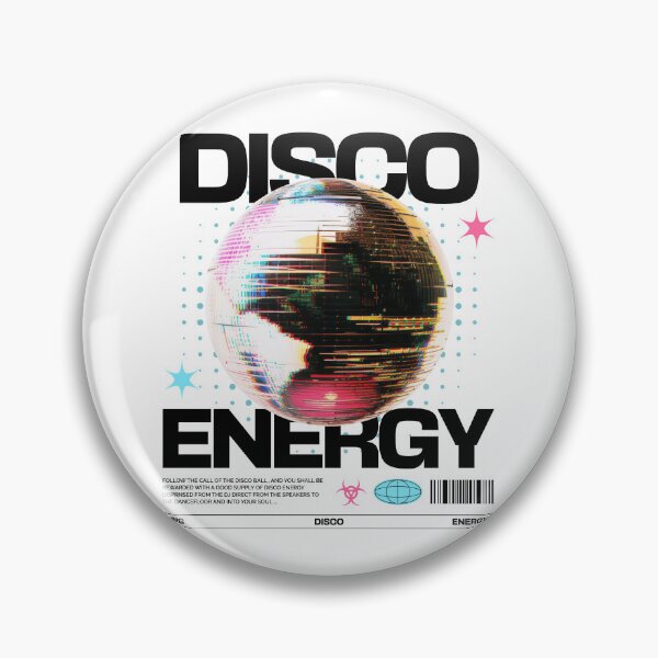 Item preview, DISCO - Disco Ball Energy (black) designed and sold by Discothreadz.