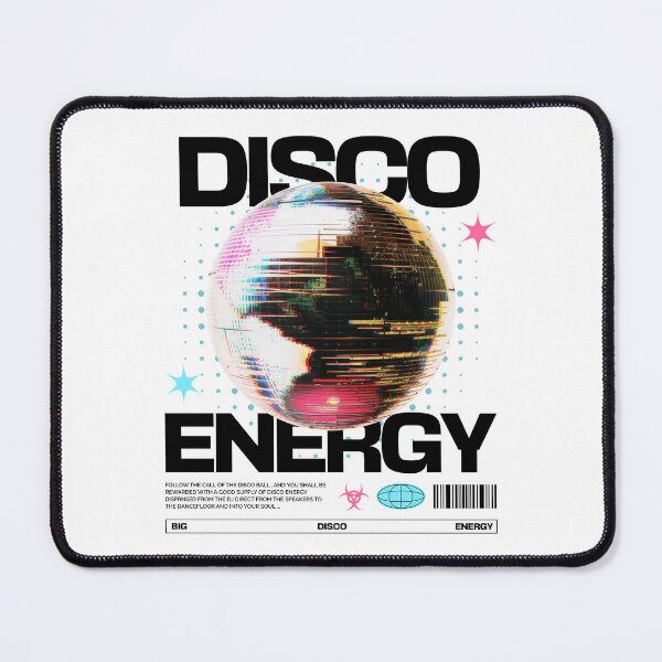 Item preview, DISCO - Disco Ball Energy (black) designed and sold by Discothreadz.