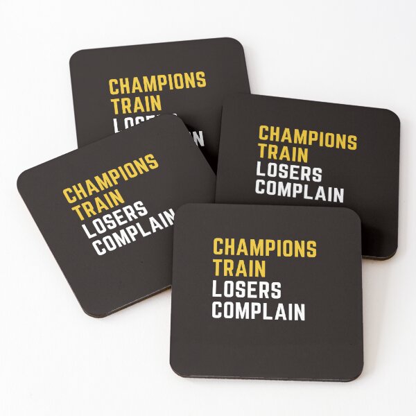 Item preview, CHAMPIONS TRAIN LOSERS COMPLAIN designed and sold by dapperFreestyle.