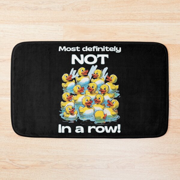 Item preview, Most Definitely Not In A Row Cruise Ducks Disorganized Fun designed and sold by CheryleaDesigns.