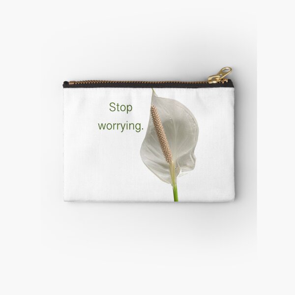 Item preview, Stop worrying, peace lily  designed and sold by Josephine Ethereal.