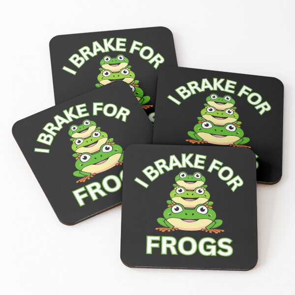 Item preview, I Brake For Frogs and Toads  designed and sold by CheryleaDesigns.