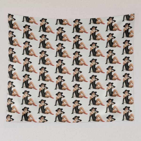 Item preview, The Origin of Fabness - Charles Darwin - Offset Grid Option designed and sold by WheelieGdArt.