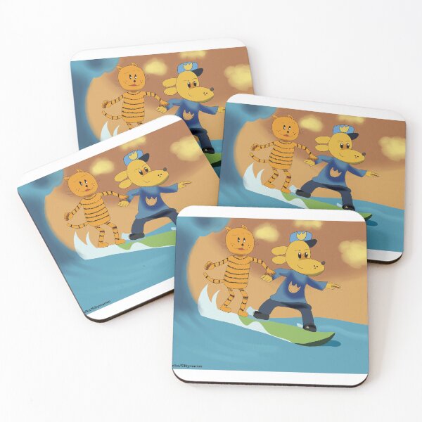 Item preview, Dogman and Petey on the beach designed and sold by silkymarion.