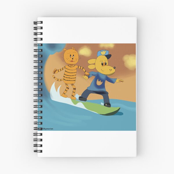 Item preview, Dogman and Petey on the beach designed and sold by silkymarion.