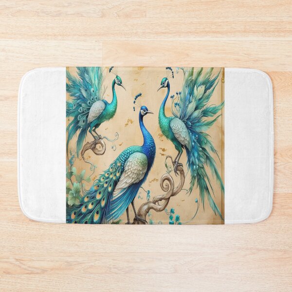 Item preview, Ancient Rain Bird Scroll Watercolor Illustration designed and sold by Max Store.