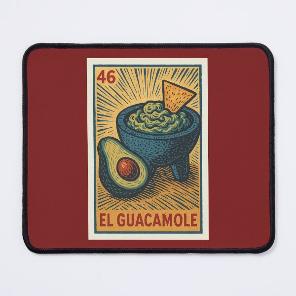 Item preview, Mexican Lottery Card 46 El Guacamole designed and sold by retrographics.