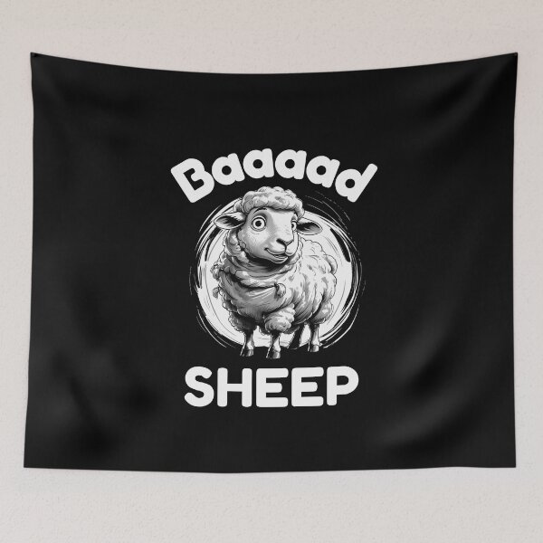 Item preview, Baaaad Sheep Lamb Ewes Woolies Twinkle in Eyes Fun designed and sold by CheryleaDesigns.