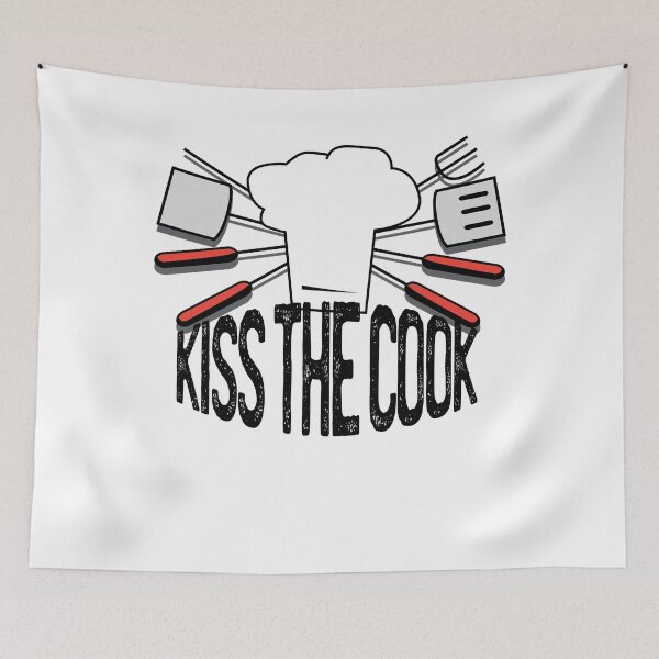 Item preview, Kiss the cook designed and sold by ChrisFeil.