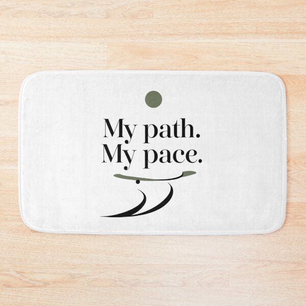 Item preview, My Path. My Pace. – Minimal Inspirational Quote Design designed and sold by Irene Catchmind.