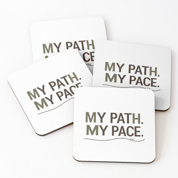 Item preview, My Path. My Pace. – Minimal Inspirational Quote Design designed and sold by Irene Catchmind.