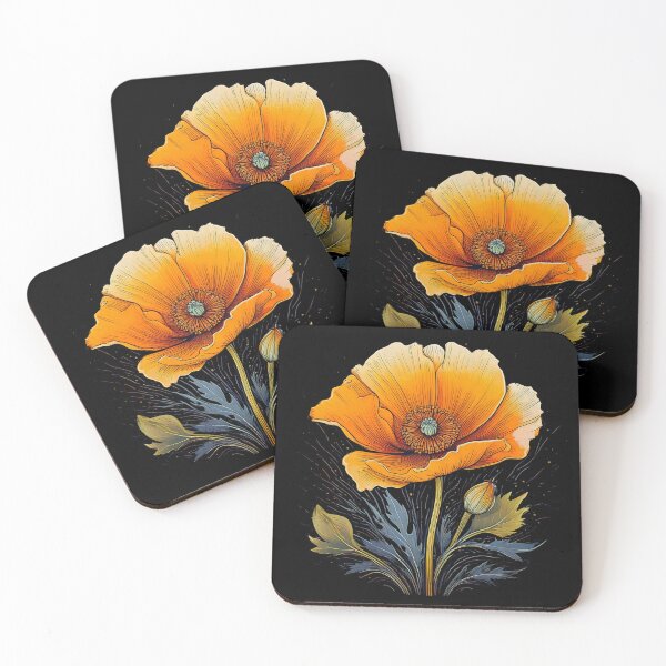 Item preview, California poppy designed and sold by vagar.